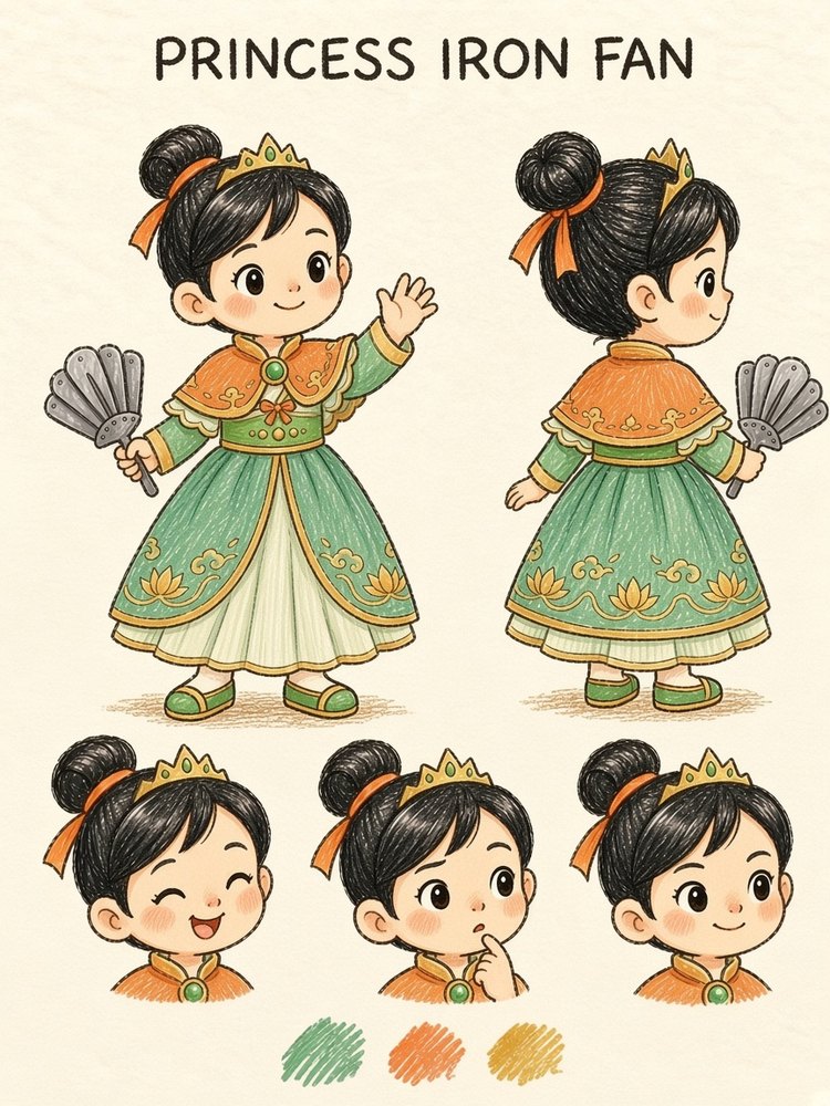 Princess Iron Fan, a friend from our stories