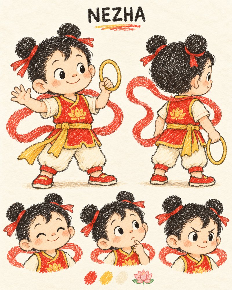 Nezha, a friend from our stories