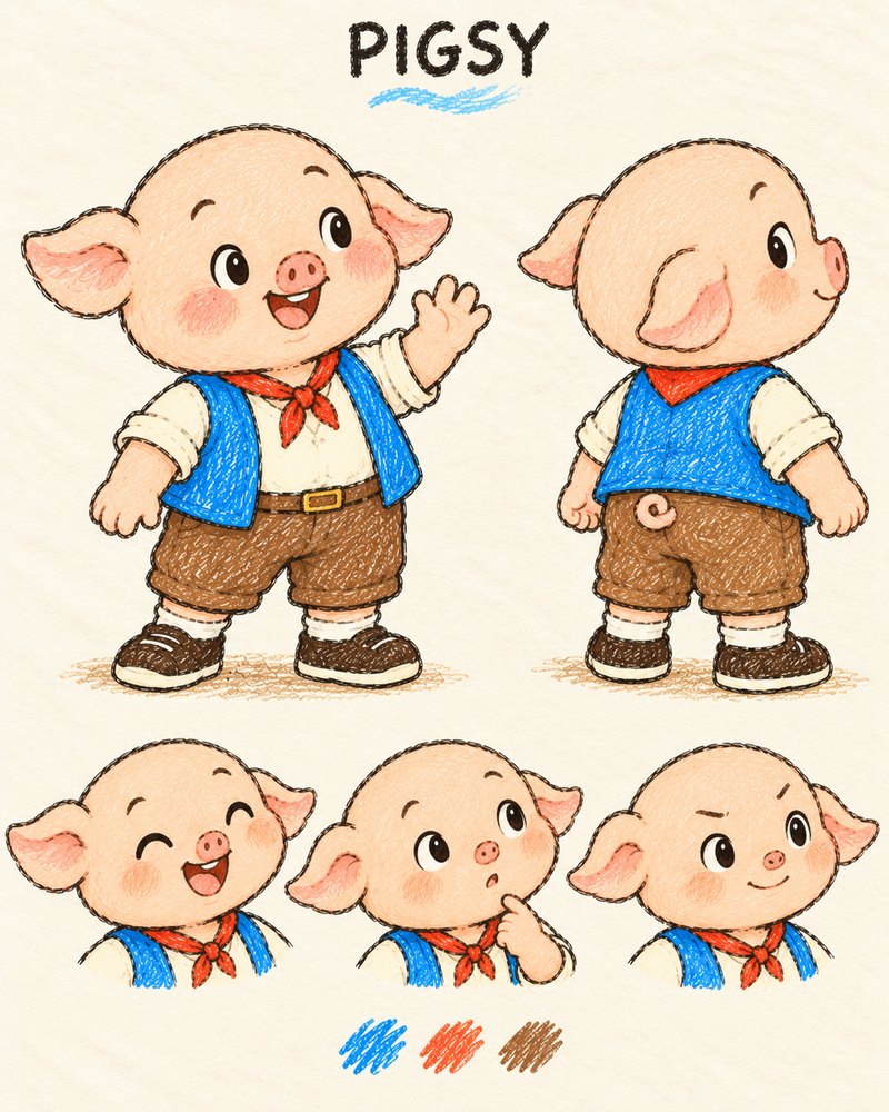 Pigsy, a friend from our stories