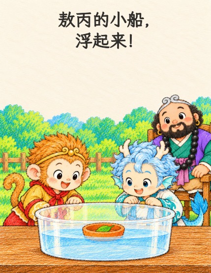 《敖丙的小船，浮起来！》封面
