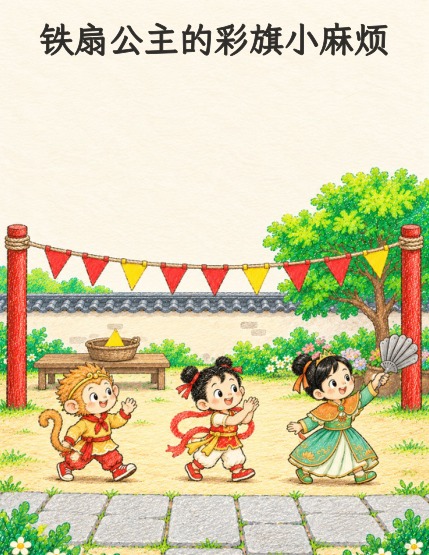 《铁扇公主的彩旗小麻烦》封面
