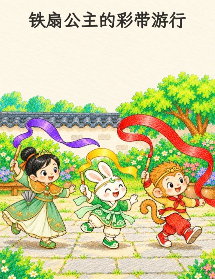 《铁扇公主的彩带游行》封面