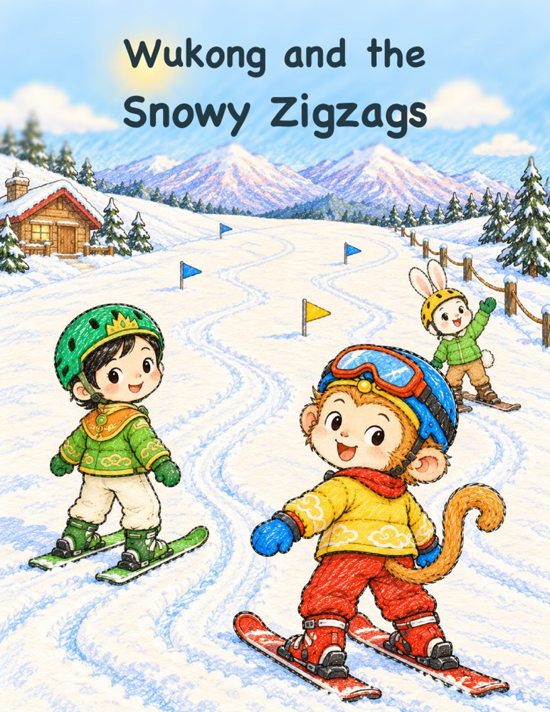 Cover of Wukong and the Snowy Zigzags