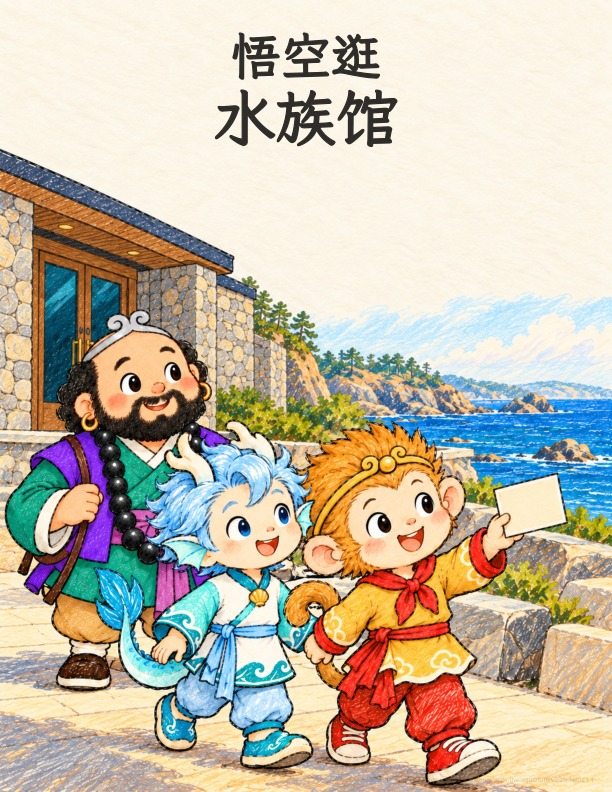 《悟空逛水族馆》封面