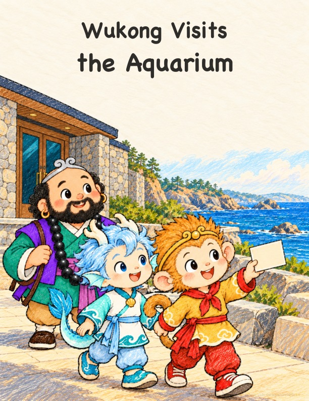 Cover of Wukong Visits the Aquarium