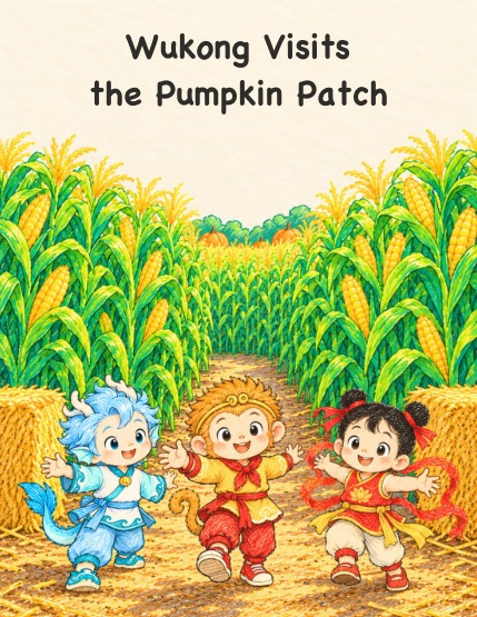 Cover of Wukong Visits the Pumpkin Patch
