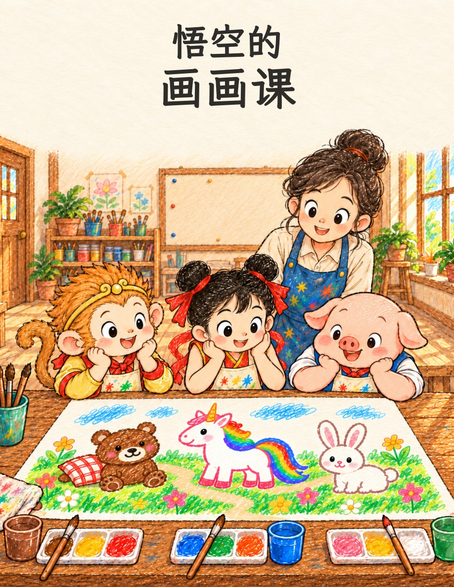 《悟空的画画课》封面